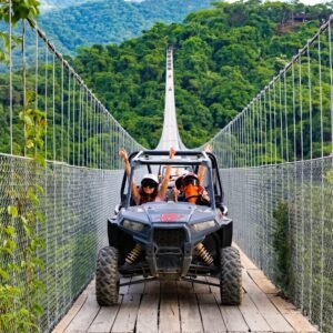 ATV o Razer cruzando el Puente Jorullo + Tirolesas y Cabalgata en Mulas
