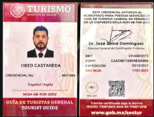 SECTUR Tourist Guide Credential