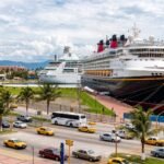 Cruise ships at the Puerto Vallarta cruise port
