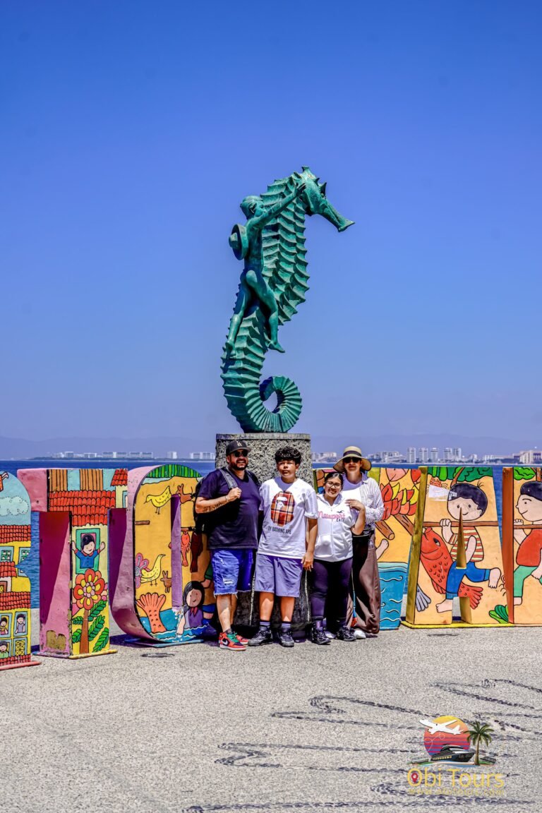 The famous Seahorse statue
